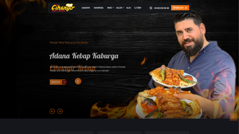 Restoran Web Sitesi