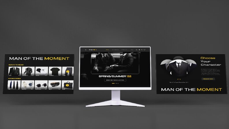 Erkek Lüks Gİyim Uİ design