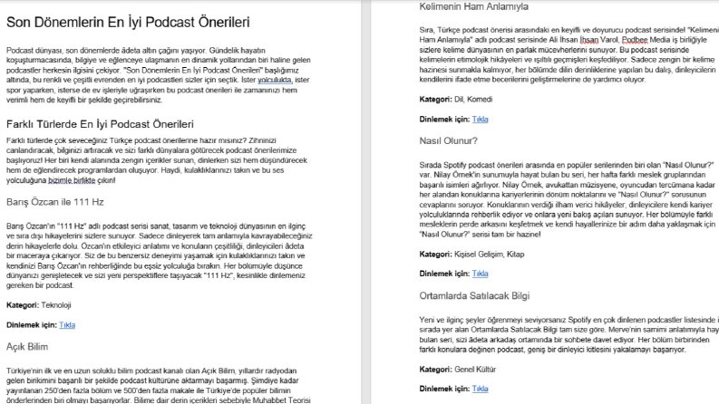 En Çok Dinlenen Podcast Önerileri