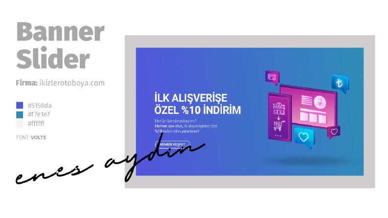 İkizlerotoboya - Banner Slider Tasarımı