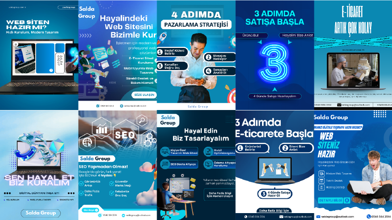 Salda Group Sosyal medya içeriklerileri