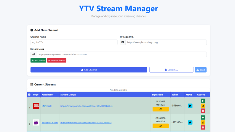 Stream Manager/ Streamer