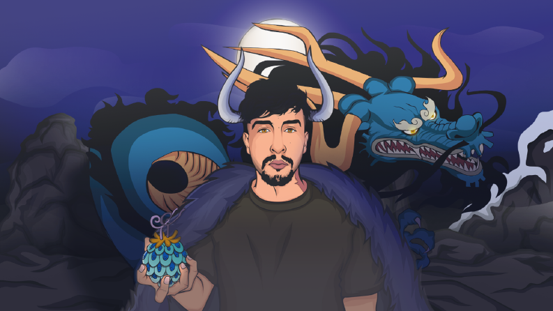 One piece kaido profesyonel çizim 🐉