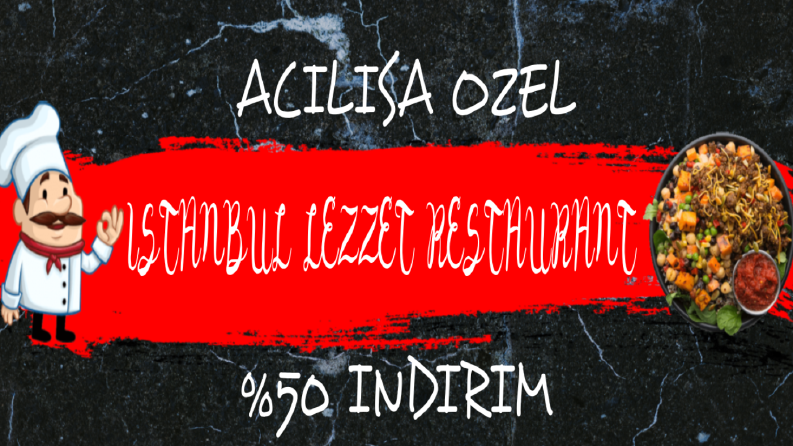 Restaurant için banner tasarımı