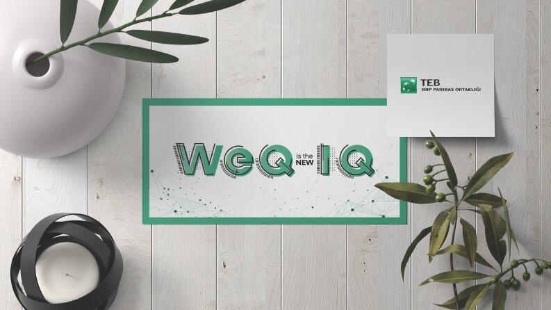 TEB (WeQ is the New IQ); LOGO ve KONSEPT TASARIMI
