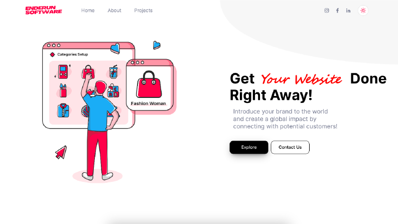 Enderun Soft Websitesi