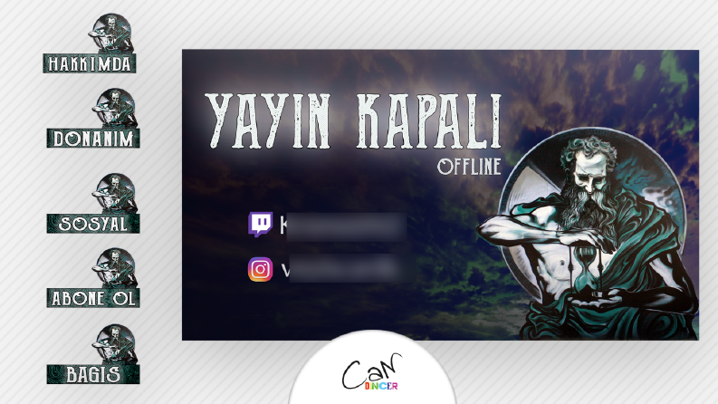  twitch için örnek tasarımlar 