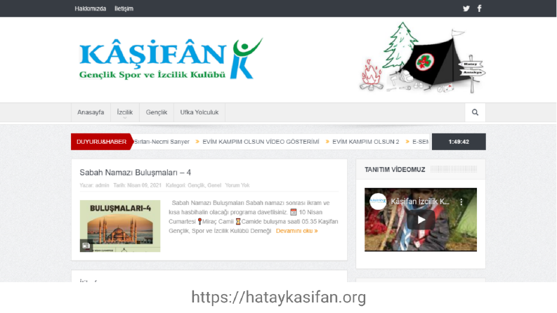Referans Site Örnekleri - Dernek Sitesi 