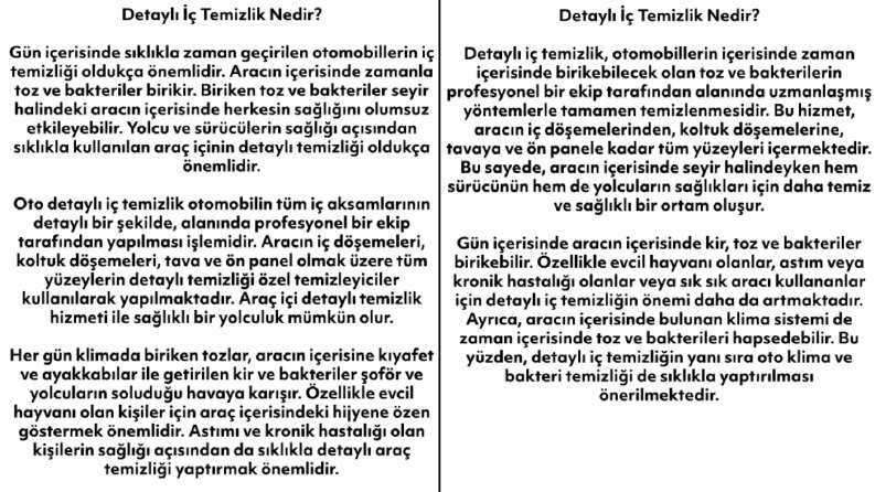 Metin Özgünleştirme