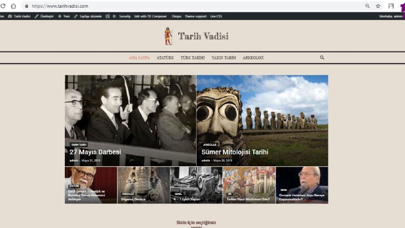 tarihvadisi.com iş örneği