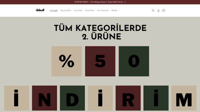 Shopify Web Sitesi Çalışması
