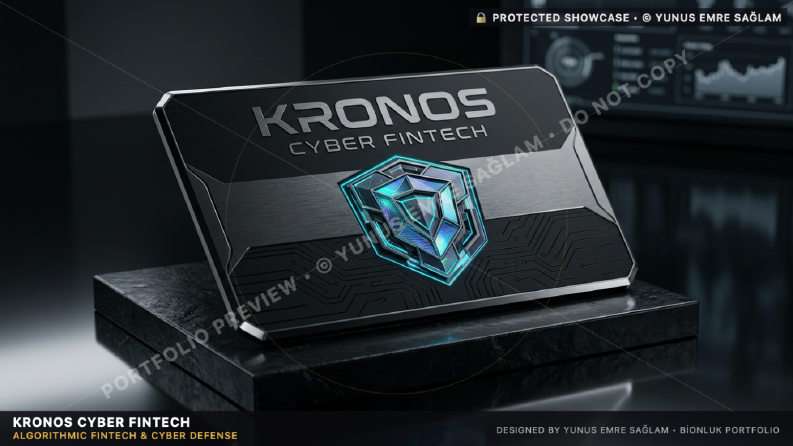 Kronos Cyber Fintech - 3D Kurumsal Kimlik & Logo