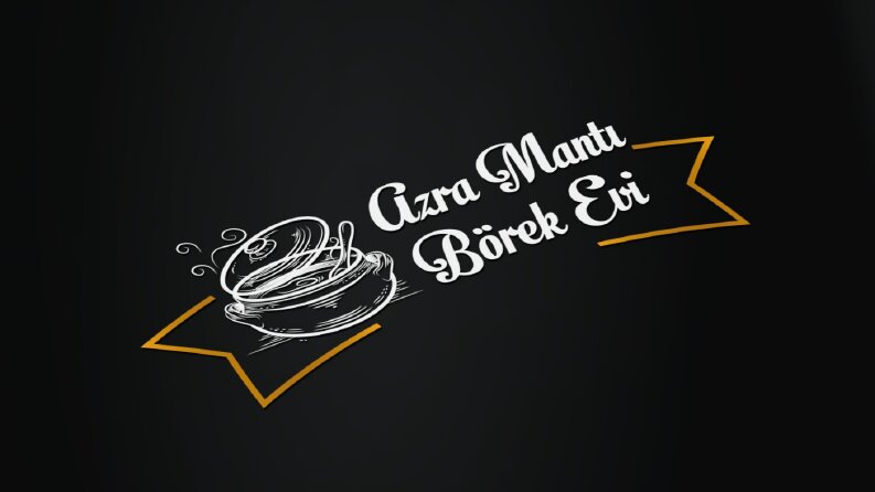Azra Mantı & Börek Evi Logo Çalışması 