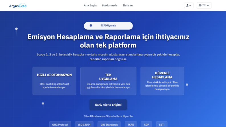 ArgonGate web sitesi