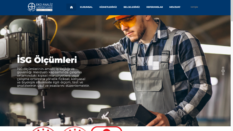 Ekoglobal Kurumsal Web Sitesi 
