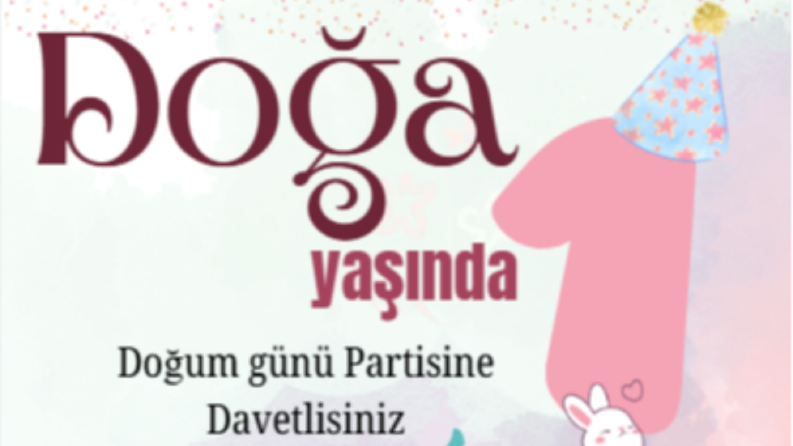 Doğanın doğum günü partisi 1