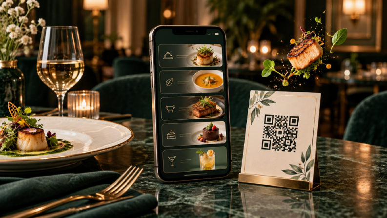 Türkçe Çok Dilli QR Menü Kategori Ekranı