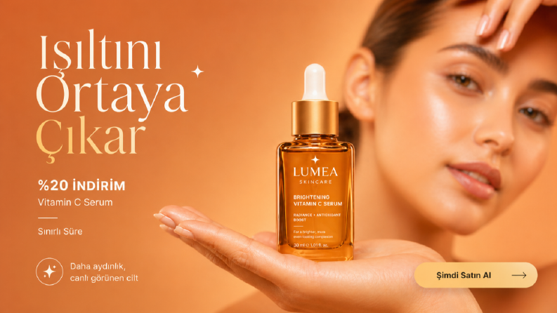 Lumea Skincare - Vitamin C Serum İndirim Postu