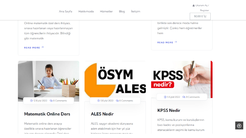 Web Site İçin Blog Yazıları ve Hakkımızda Yazısı