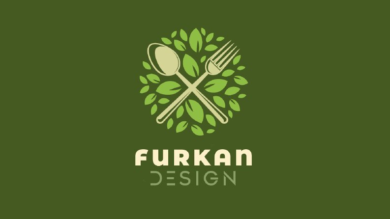 YEMEK KONSEPTLİ LOGO TASARIM