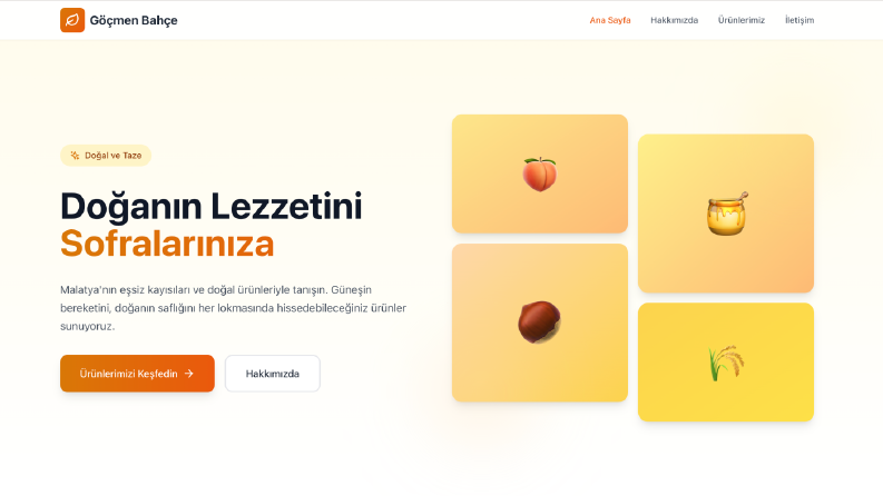 Özel Yazılım ile Geliştirilmiş Web Projeleri