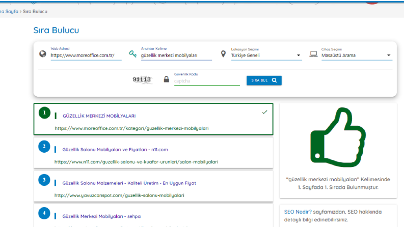 MoreOffice- SEO Çalışması