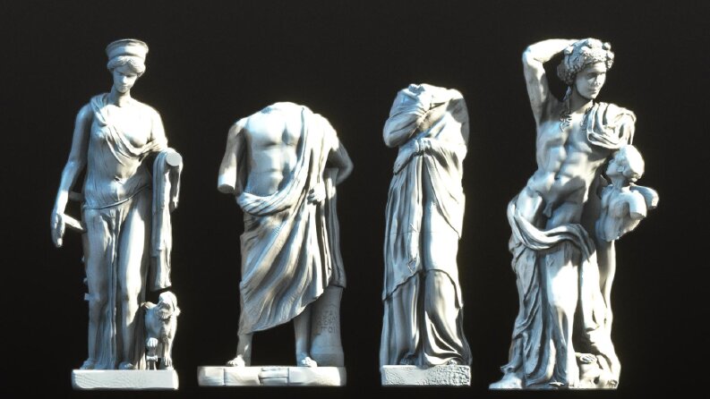 Tarihi Eser Modelleme: Antoninler Çeşmesi, 3D Dijital Heykel