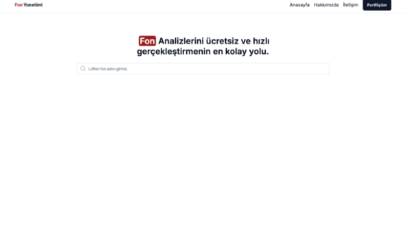 Fon Yönetimi APP