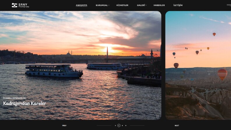 Fotoğrafçı Web Sitesi 