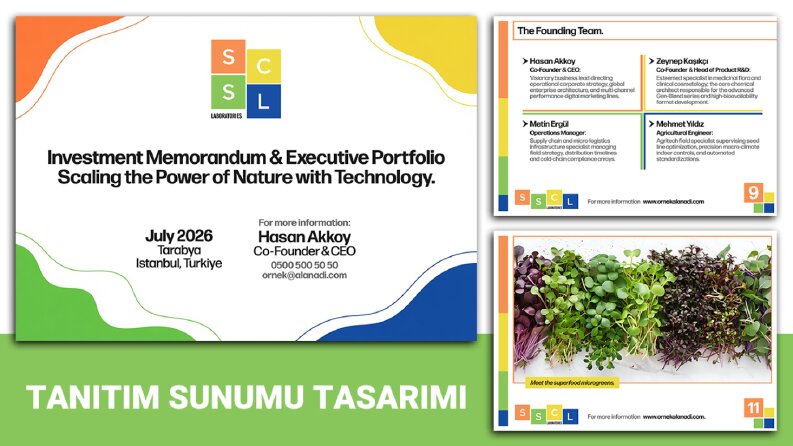 SSC Laboratories | Tanıtım Sunumu Tasarımı