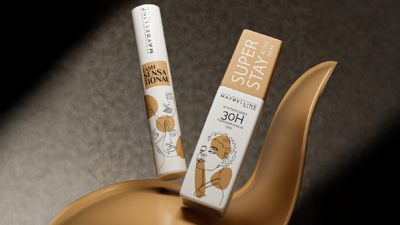Maybelline: Modern Minimalism in Makeup Packaging