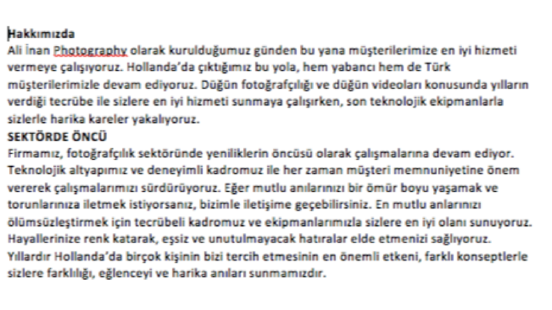 İş örneğim 2