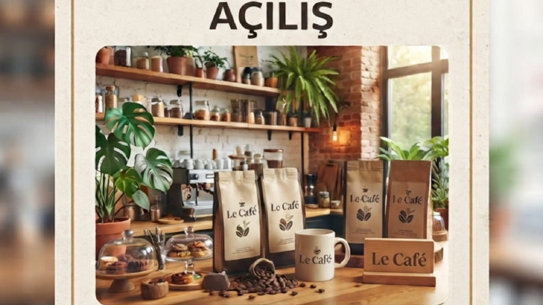 Le Cafe Broşür Tasarımı