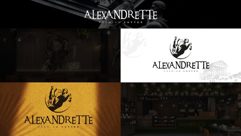 Alexandrette Coffee Özel Logo Tasarımı 