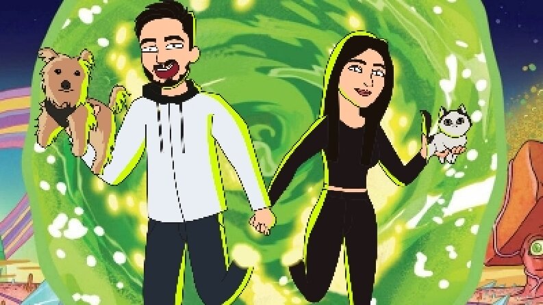 Ben size Rick and Morty tarzı karikatürler çizebilirim 