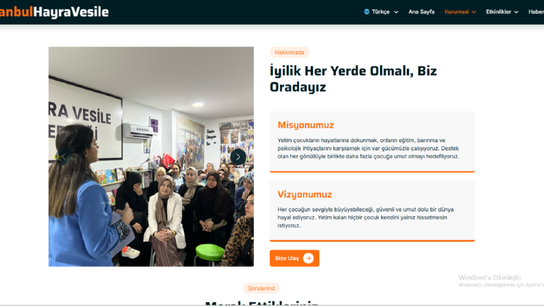 Çoklu Dil Destekli Kurumsal Web Sitesi