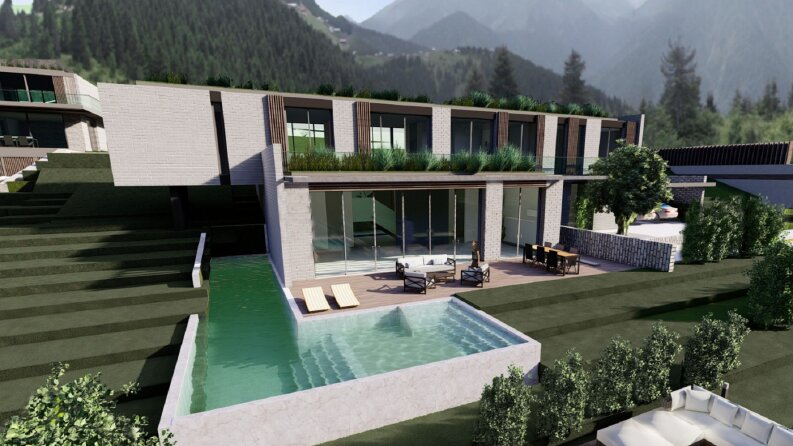 Denizli Konsept Villa Projesi görselleştirme