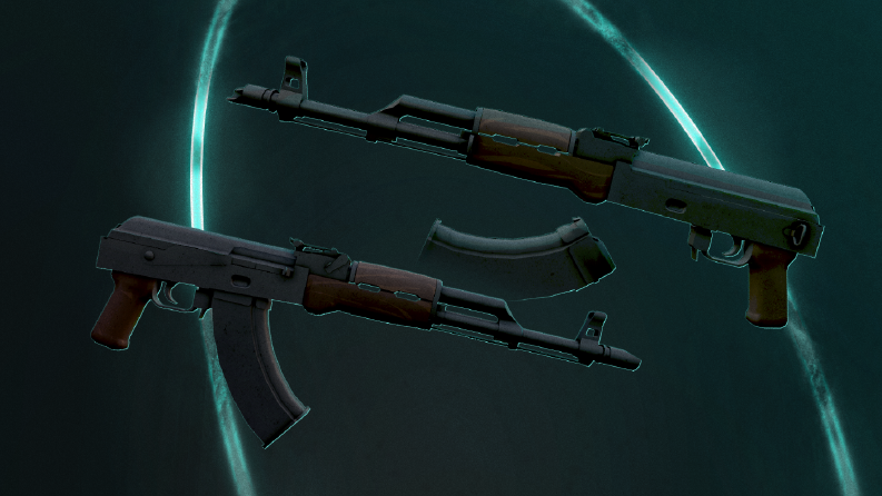 3D Silah Modelleme ve Render