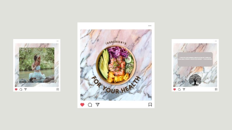 Konsept Instagram Grid Düzeni 