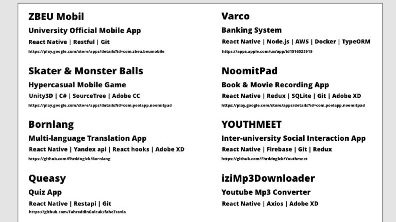 IOS & ANDROID MOBIL UYGULAMALAR