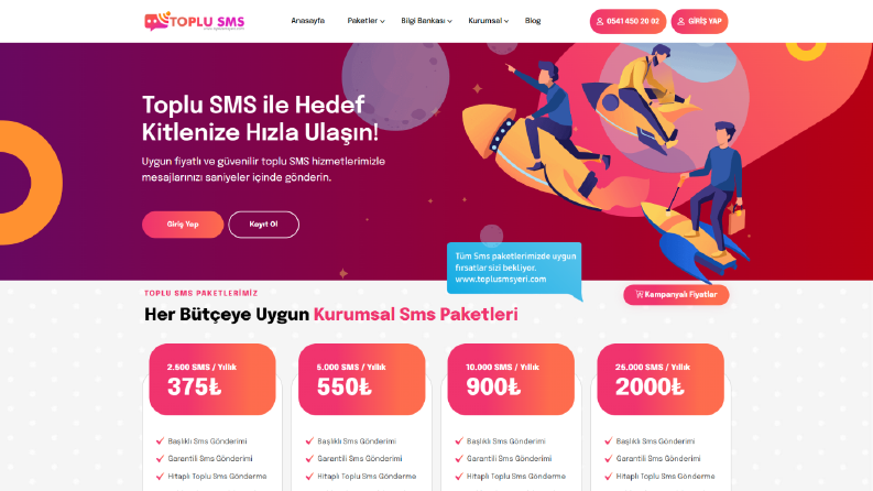 Toplu Sms Firma Sitesi
