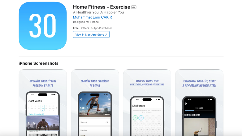 Evde Fitness - Egzersiz
