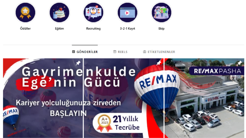 RemaxPasha Instagram Banner Tasarımı