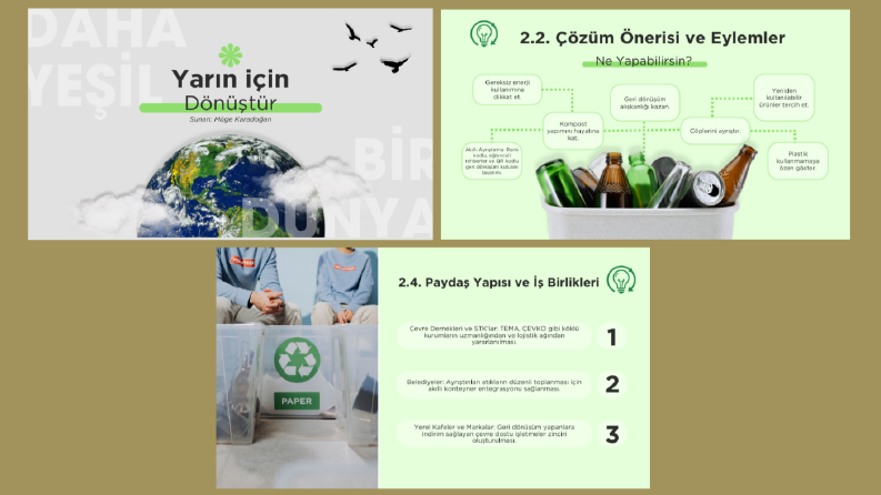 GİT 262 Geri Dönüşüm Projesi - Yıl Sonu Bölüm Bitirme Sunumu