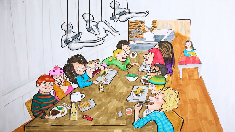 Restorant stop motion