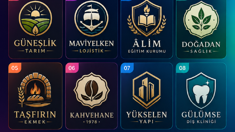 Örnek modern logo tasarımları