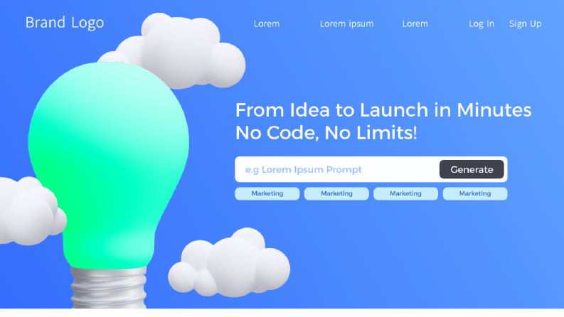Ai Website Builder UI & Motion Design