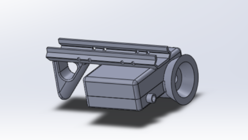 Pickatinny Rail monteli Flash-Laser Light Modüle