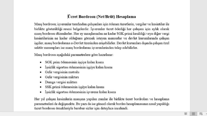 Özgün ve Seo ile Uyumlu Makaleler