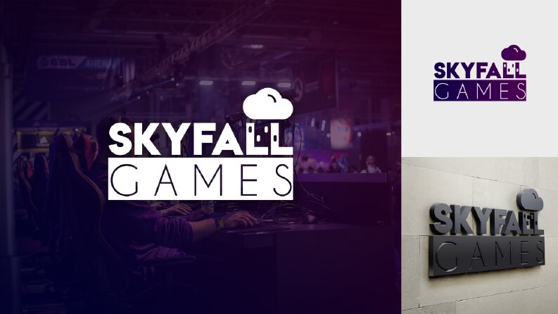 Skyfall Games Logo Tasarımı